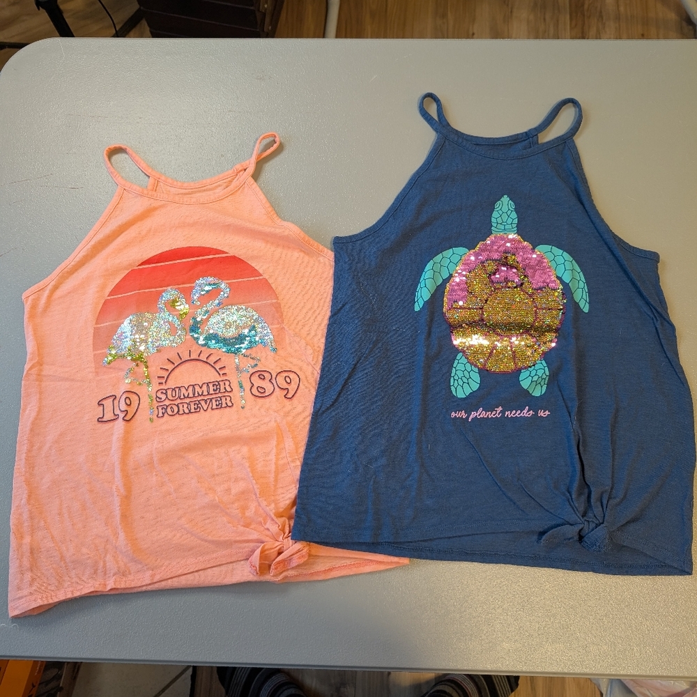SO Girls Color Changing Sequin Tank Tops
